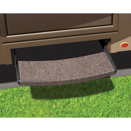 PREST-O-FIT PREST-O-FIT 2-0393 Outrigger Universal RV Step Rug - 22", Castle Gray 2-0393